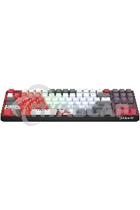 Клавиатура беспроводная A4Tech Bloody WS87 Naraka USB, Bluetooth/Радиоканал черный/красный