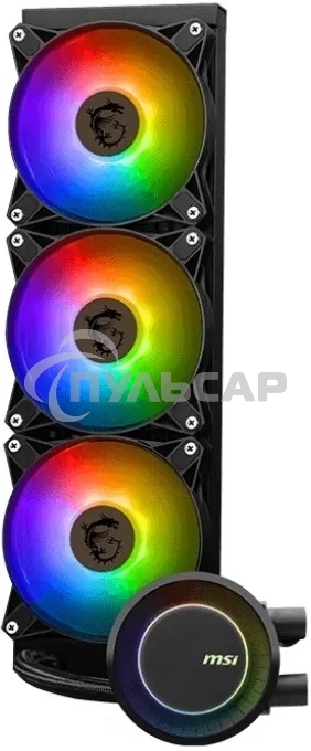 Жидкостная система охлаждения MSI MAG CoreLiquid E360, 3x ARGB Fan, Color Box, LGA1700, AM5