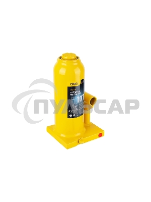Домкрат бутылочный гидравлический Deli DQ71010 макс.грузоподъемность 10 т