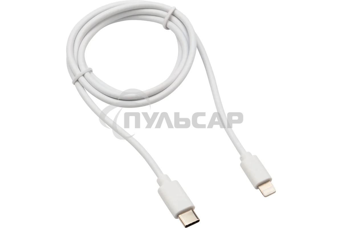 Кабель Rexant Type-C-Lightning 2.4 A, 1 м, белый ПВХ