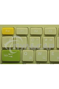 Комплект клавиатура + мышь Acer OCC205 беспроводной USB, 1200 dpi, зеленый/желтый