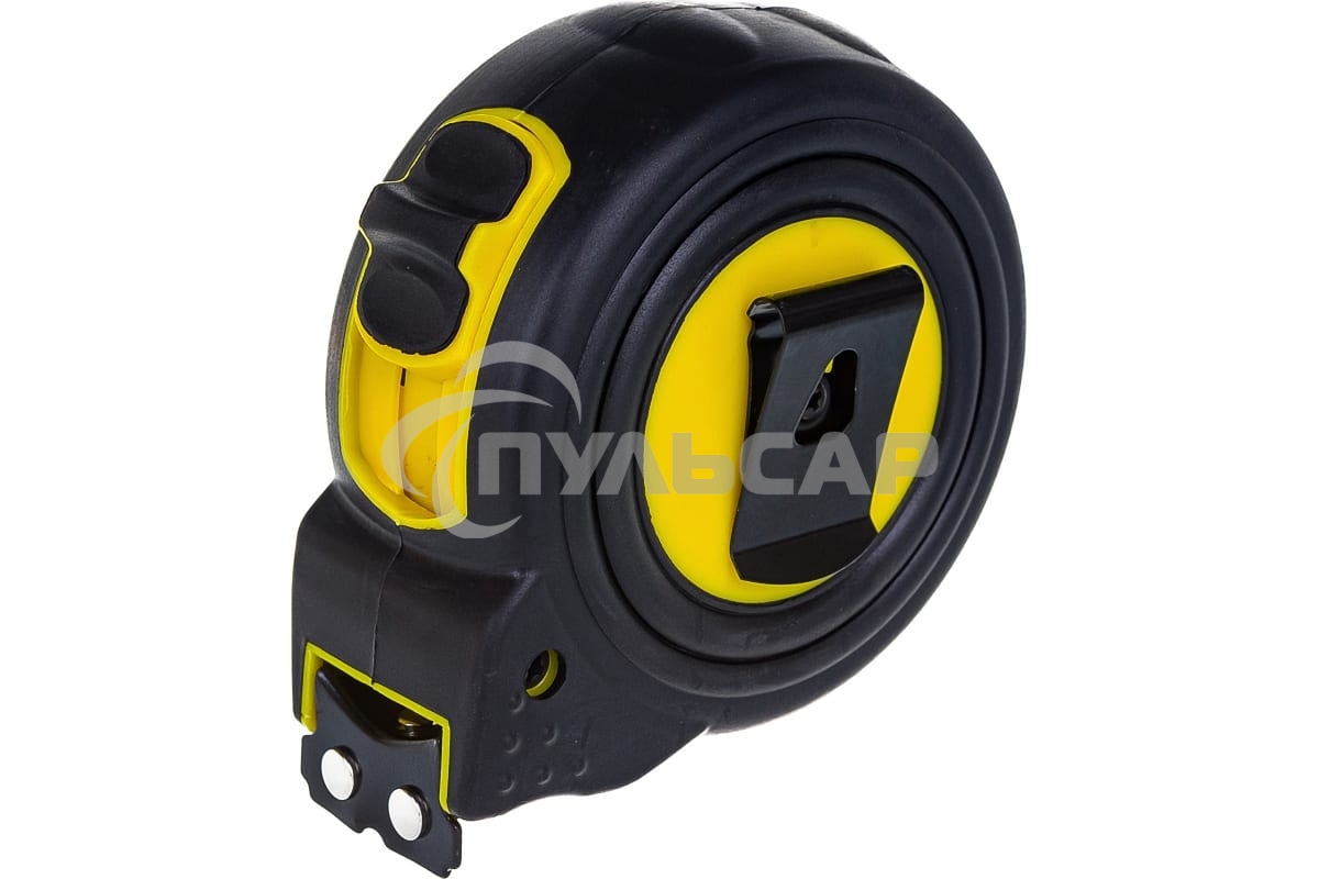 Рулетка STAYER BlackMax 10м / 25мм в ударостойком полностью обрезиненном корпусе и двумя фиксаторами