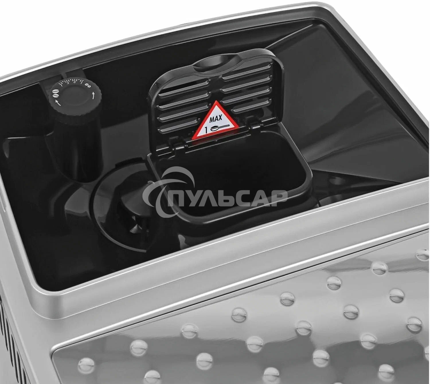 Кофемашина автоматическая DeLonghi ECAM 21.117.SB серебристый/черный, исп. кофе - зерновой/молотый, 1.8 л, 1450 Вт, 15 бар