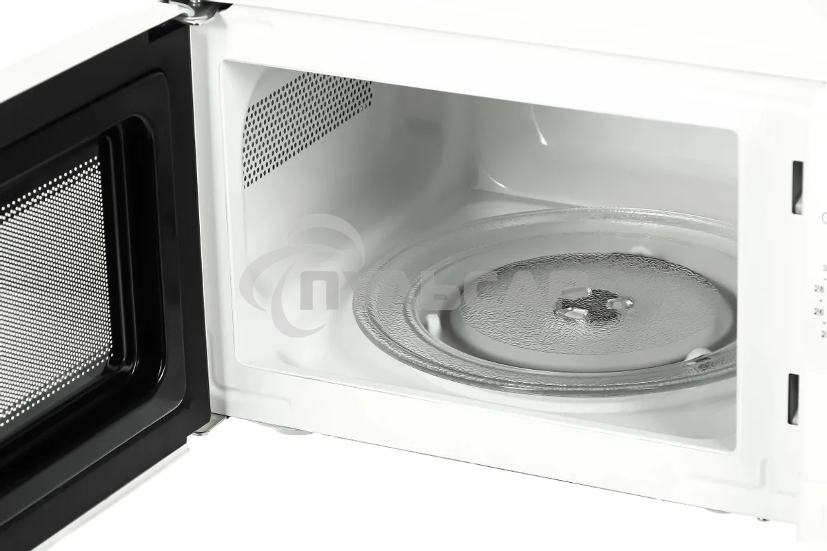 Микроволновая печь Galanz MOS-2008MW белый, 20 л, 700 Вт, переключатели - поворотный механизм