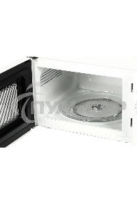 Микроволновая печь Galanz MOS-2008MW белый, 20 л, 700 Вт, переключатели - поворотный механизм