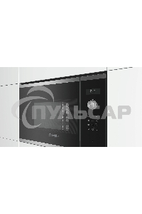 Микроволновая печь встраиваемая Bosch BEL554MS0 нержавеющая сталь/черный, 25 л, 900 Вт, переключатели - поворотный механизм/сенсор