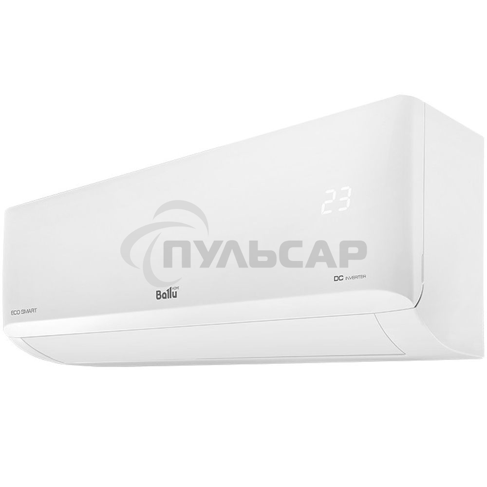 Блок внутренний сплит-системы Ballu Eco Smart DC BSYI/in-10HN8_V4 инвертор, 10000 BTU, 28 м², 21 дБ, охлаждение, обогрев, осушение, белый