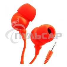 Внутриканальные наушники Smartbuy® COLOR TREND, красные (арт. SBE-3300)/320