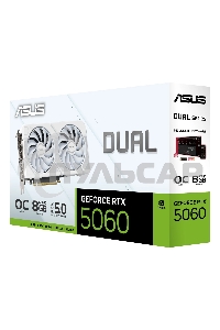Видеокарта Asus DUAL-RTX 5060-O8G-WHITE белый