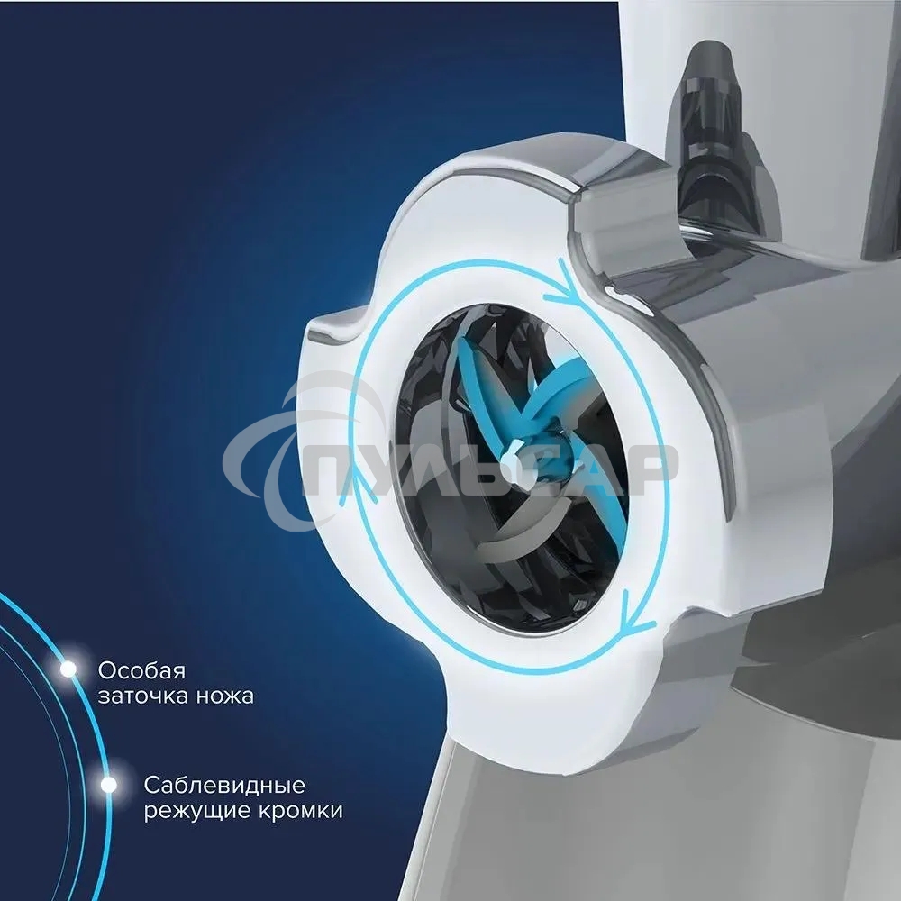 Мясорубка электрическая Аксион М41.01 1700Вт белый