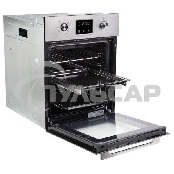 Духовой шкаф электрический встраиваемый Zigmund & Shtain E 145 S нержавеющая сталь