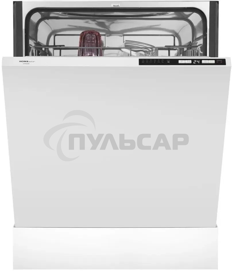 Встраиваемая посудомоечная машина HOMSair DW66M, белый, 59.8 см, 12 компл., 49 дБ, класс A++
