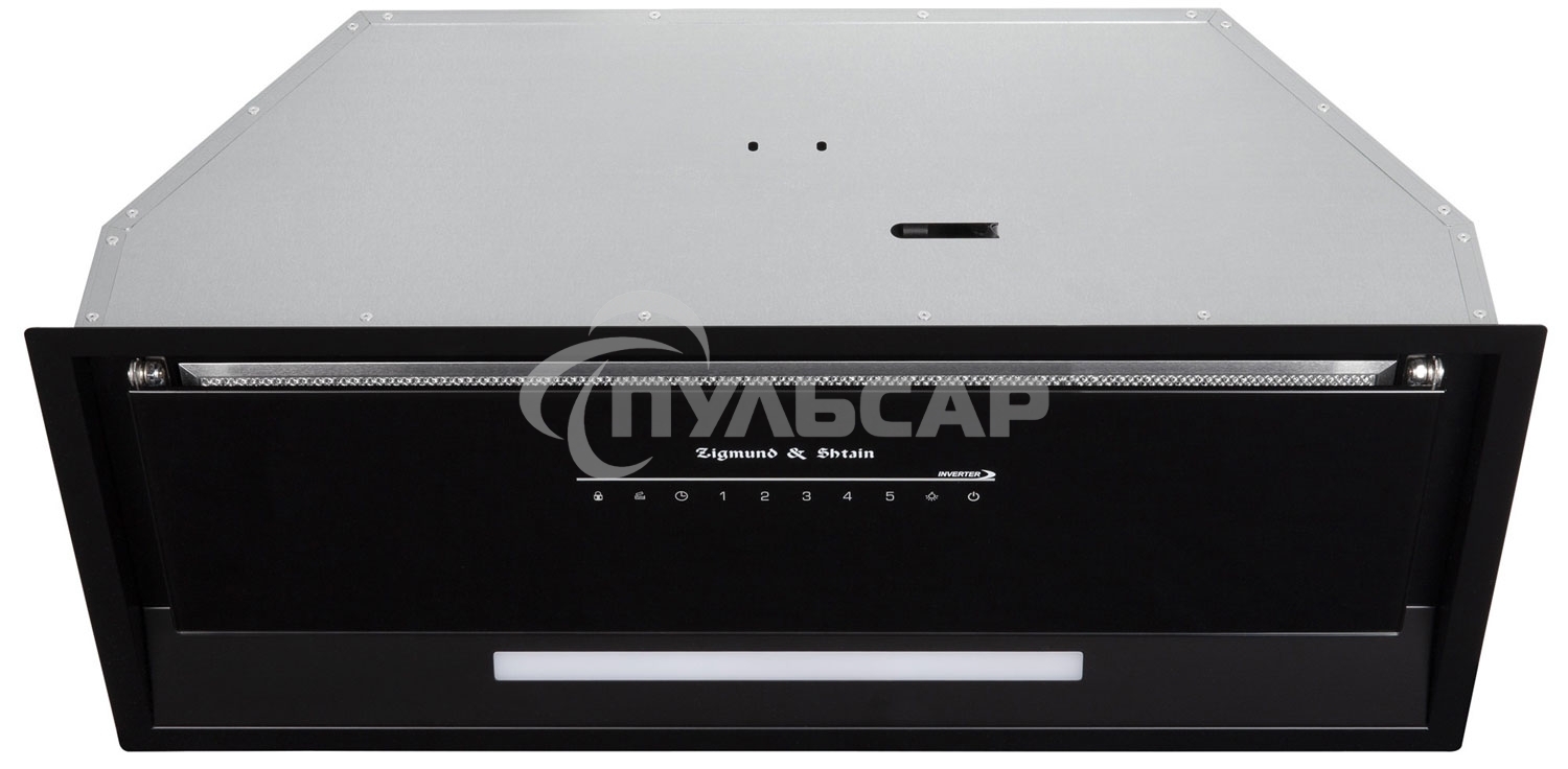 Вытяжка встраиваемая Zigmund & Shtain K 019.7 B черный, 70 см, 1050 куб. м/ч, 68 дБ