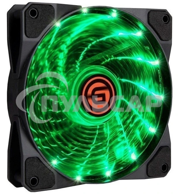 Вентилятор для корпуса LED 12LG15 (зеленый) (108309)