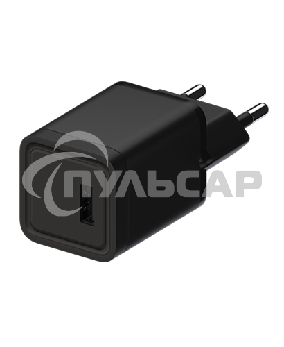 Сетевое зарядное устройство Maxvi A201 1хUSB 2A, черный