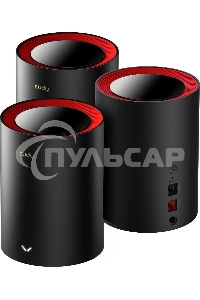 Wi-Fi Mesh-система/ AX3000 Wi-Fi 6 Mesh 2.5G Solution 3-Pack, Dual-Band, Chipset MT7981BA+MT7976CN+RTL8221B, 802.11ax/ac/a/b/g/n, 2402Mbps at 5GHz + 574Mbps at 2.4GHz, 2.5G WAN+GE LAN, 5 internal antennas, MU-MIMO, DDNS, Zerotier/Wireguard/OpenVPN/IPSec/L