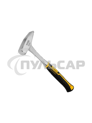 Молоток слесарный Denzel 600 г цельнометаллический, двухкомпонентная рукоятка