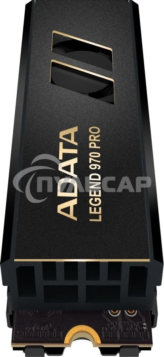 Накопитель SSD ADATA Legend 970 Pro, 1000 Gb, M.2 2280, PCIe 5.0 x4, NVMe 2.0, 3D TLC, R/W 13000/5800 МБ/сек, радиатор с вентилятором
