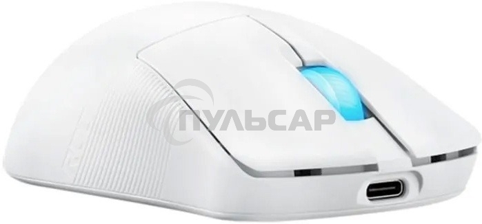 Мышь беспроводная ASUS ROG Harpe Ace Mini белый, 42000 dpi, радиоканал, Bluetooth, USB, кнопки - 5