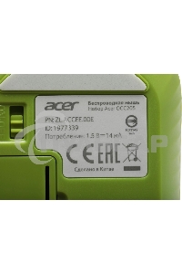 Комплект клавиатура + мышь Acer OCC205 беспроводной USB, 1200 dpi, зеленый/желтый