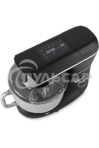 Кухонная машина Hyundai HYM-S8591 планетар.вращ. 1500Вт черный/серебристый