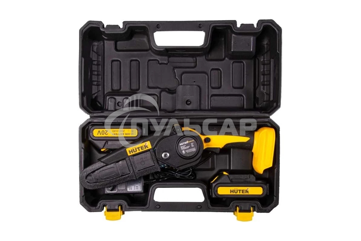 Электрическая цепная пила Huter ELS ELS-20-Li-2К дл.шины:6