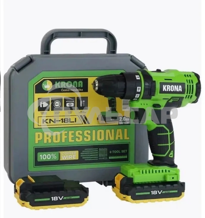 Аккумуляторная дрель KRONA KN-18LI