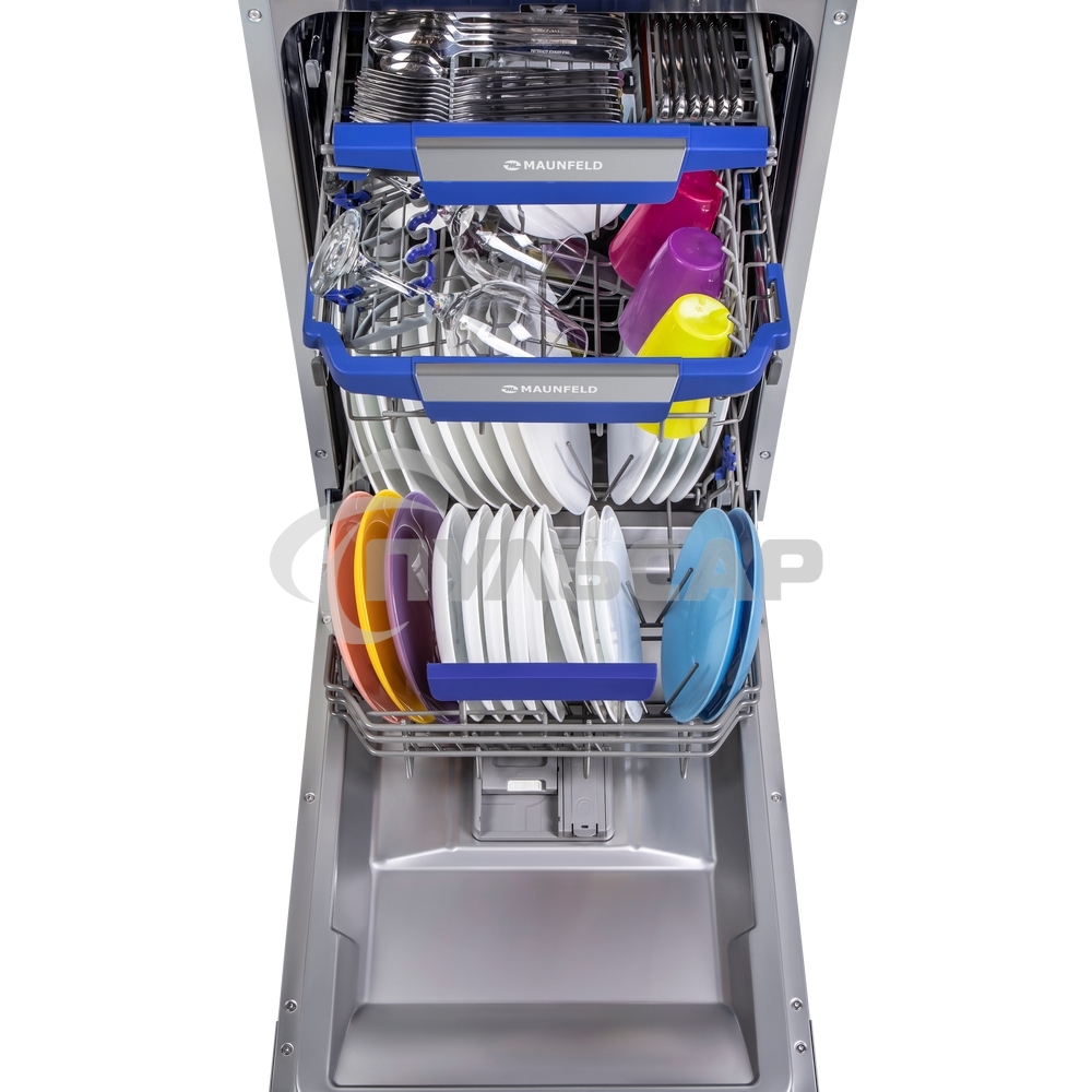 Встраиваемая посудомоечная машина Maunfeld MLP-08PRO, серебристый, 44.8 см, 10 компл., 47 дБ, класс A++