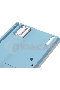 Клавиатура проводная A4Tech Fstyler FS300 (FS300 PANDA SNOWBOARDING), USB, белый/синий