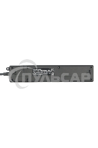 Бытовой удлинитель PowerCube, 3р с/з вык.,3USB, 3500 Вт, 16А, 1.9 м, 3*1,0 черный PC-6B-2M