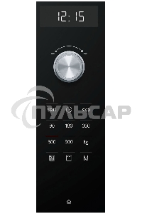 Микроволновая печь встраиваемая Bosch BEL554MS0 нержавеющая сталь/черный, 25 л, 900 Вт, переключатели - поворотный механизм/сенсор