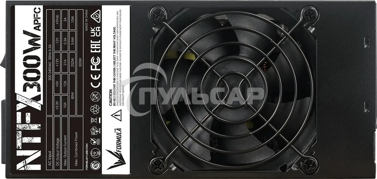 Блок питания Aerocool / Formula TFX 300W NTFX-300 (20+4pin) APFC 80мм fan 2xSATA Cab Manag RTL