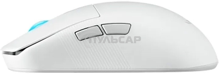 Мышь беспроводная ASUS ROG Harpe Ace Mini белый, 42000 dpi, радиоканал, Bluetooth, USB, кнопки - 5
