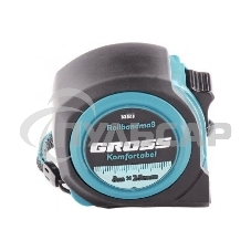 Рулетка Komfortabel, 8 м х 25 мм, обрезиненный корпус Gross