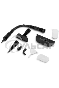 Пароочиститель ручной Kitfort КТ-9195 1050Вт черный/фиолетовый