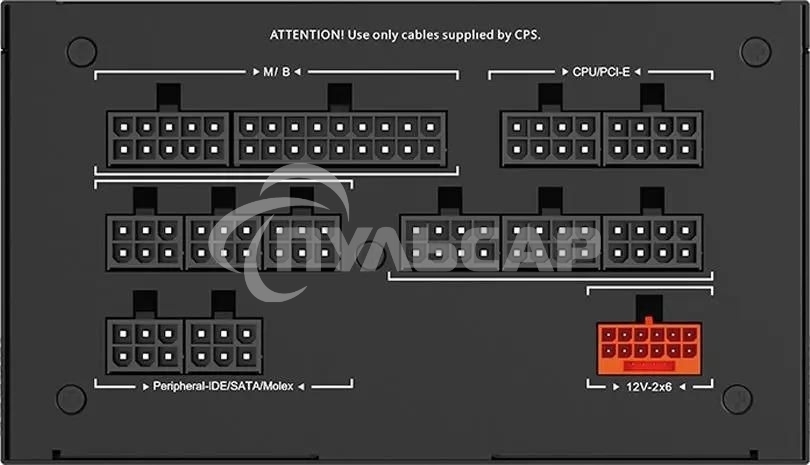 Блок питания PCCooler P5-YS1200-G1F черный 1200W 80 PLUS Gold, 135мм, модульный, черный