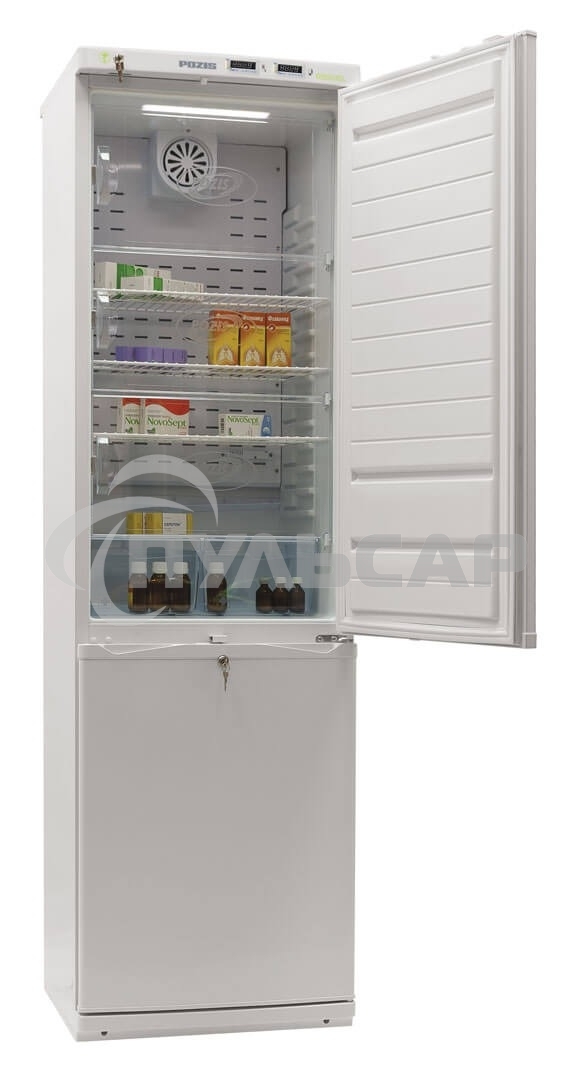 Холодильник комбинированный лабораторный Pozis ХЛ-340-1 белый двухкамерный 270/130 л морозилка снизу