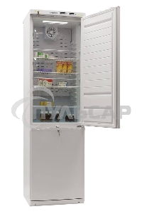 Холодильник комбинированный лабораторный Pozis ХЛ-340-1 белый двухкамерный 270/130 л морозилка снизу