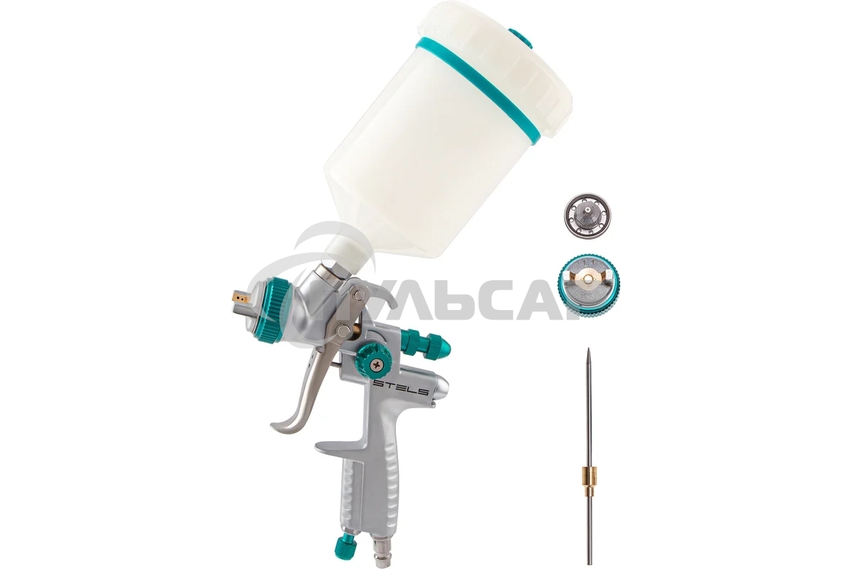 Краскопульт пневматический STELS ag 901 lvmp 57365профессиональный гравитационный