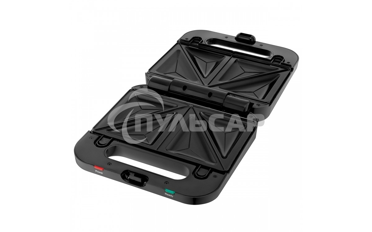 Сэндвичница BRAYER BR2202 3 в 1: сэндв, вафли, гриль, 750 Вт, съем.пласт 22,3*13,1 см, антиприг.пок