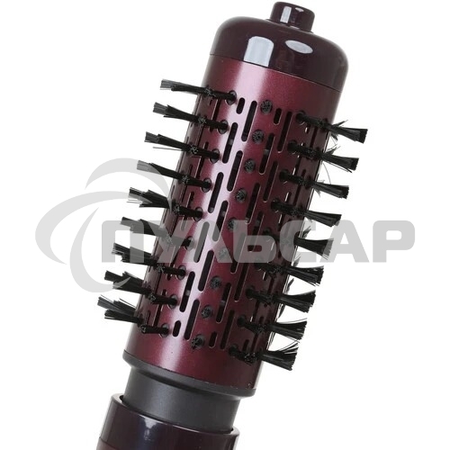 Фен-щетка Polaris PHS 1020RK лиловый 1000Вт. Кол-во режимов 3. Конструкция вращение шнура.2 насадки-щетки: 50, 35 мм. В комплекте щетка. Покрытие керамическое.Автоматическое вращение насадок.