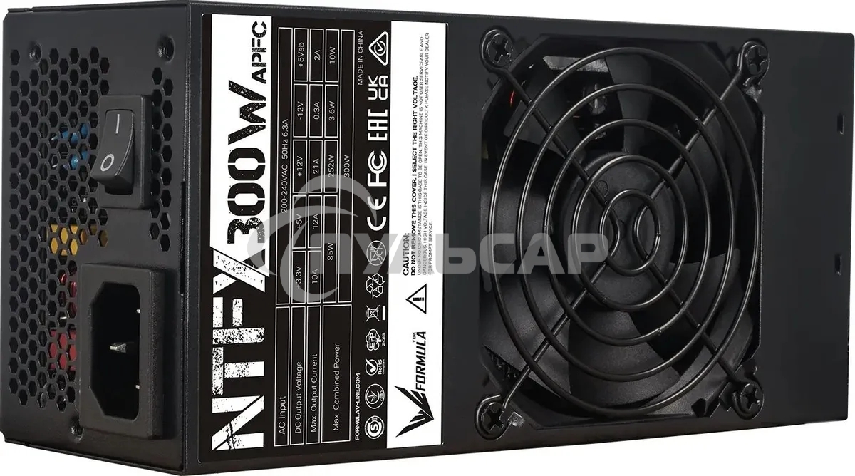 Блок питания Aerocool / Formula TFX 300W NTFX-300 (20+4pin) APFC 80мм fan 2xSATA Cab Manag RTL