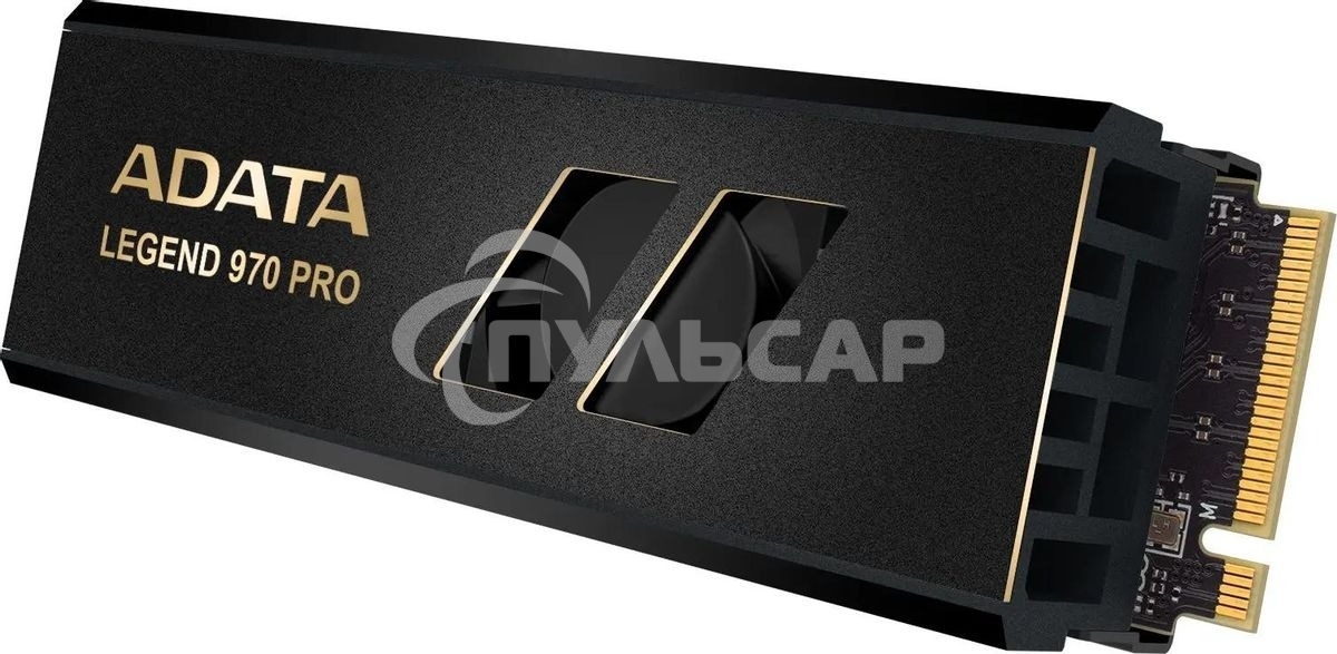Накопитель SSD ADATA Legend 970 Pro, 1000 Gb, M.2 2280, PCIe 5.0 x4, NVMe 2.0, 3D TLC, R/W 13000/5800 МБ/сек, радиатор с вентилятором