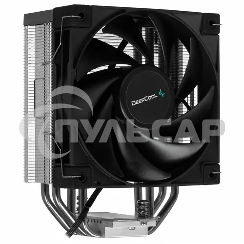 Кулер для процессора DEEPCOOL AK400 черный, 120 мм, алюминий/медь, 1850 об/мин, 29 дБ, 4 pin, 220 Вт, 155 мм
