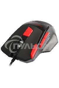 Мышь проводная Qumo Predator M80 черный, 3200 dpi, USB, кнопки - 8