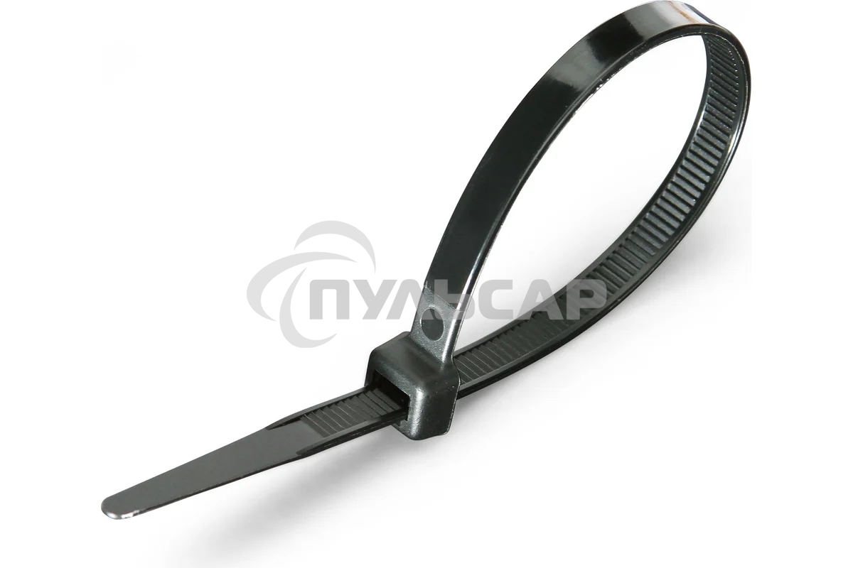 Нейлоновые стяжки FORTISFLEX КСС 8х300 черный 100 штук 50283