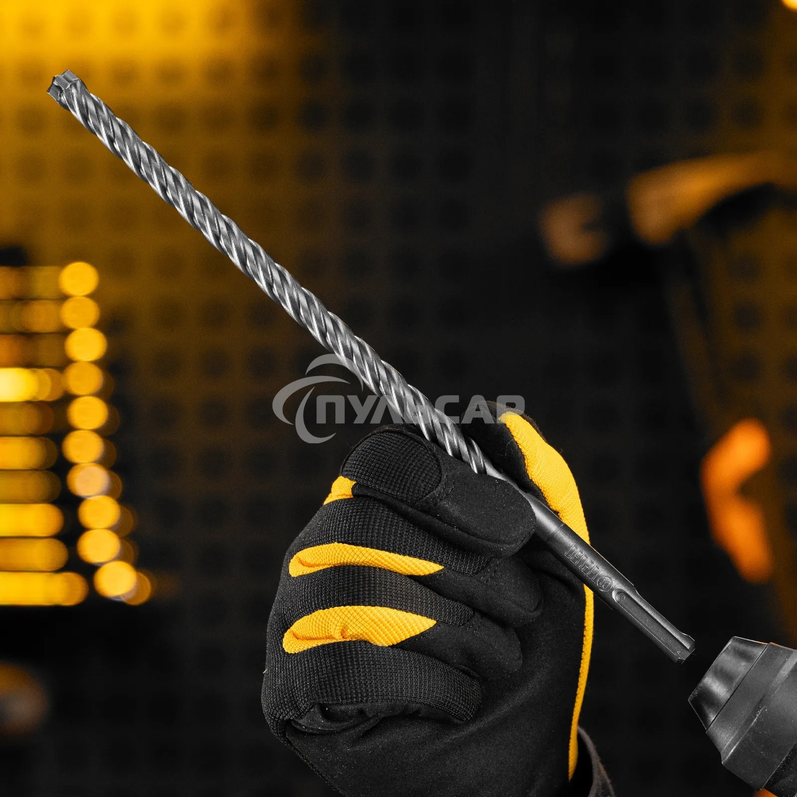 Бур по бетону Denzel цельная крестовая пластина, 10x265 мм, SDS PLUS