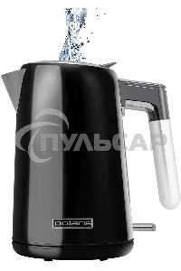 Чайник электрический Polaris PWK 1746CA Water Way Pro 1.7л. 2200Вт черный (корпус: нержавеющая сталь)
