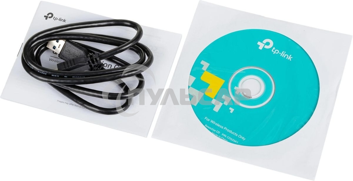 Адаптер TP-Link AC1300Mbps Dual-band High-Gain wireless USB adapter, 867Mbps at 5G and 400Mbps at 2.4G, two high gain antennas, USB 3.0, USB extension cable, support wave 2 MU-MIMO, full compatible with Windows and macOS.