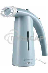 Отпариватель Galaxy Line GL 6196, синий, ручной, 700 Вт, контейнер для воды 150 мл